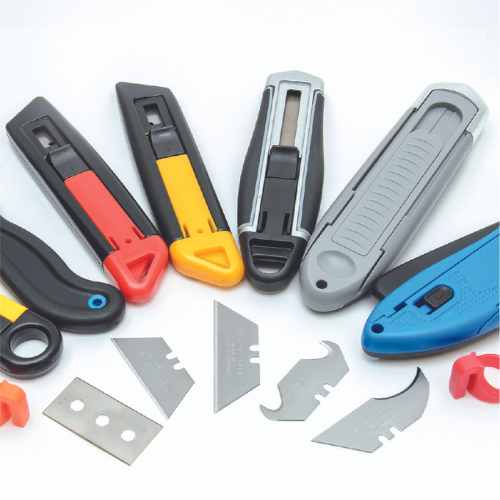 Safety knives and industrial blades